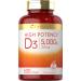Carlyle High Potency Vitamin D3 5000 IU | 500 Softgels