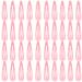 DAZISEN 40 Pack Hair Clips For Girls Metal Snap Kids Barrettes Women'S Hair Accessories Colorful Candy Lovely Simple Hairstyle Clips Pink