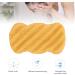 Facial Sponge Cleansing Sponge Konjac Sponge Made of Vegetable Fiber Clay Sponges for Sensitive Skin Normal Dirty Peeling Bath Sponge Dry Condition Long Wave (Ginger Yellow) - Buy Online on GoSupps.com