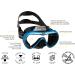 Cressi Anti-Fog Wide View Single Lens Scuba Diving and Freediving Mask: A1: Designed in Italy Black/Blue Clear Lens - Buy Online on GoSupps.com