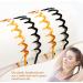 Ruzister 4 Pieces Zigzag Headbands Classic 90s Plastic Headband with Teeth Wavy Comb Headband for Women and Men Shark Tooth Headband - Buy Online on GoSupps.com