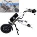 500W Electric Handcycle Wheelchair Attachment Endurance 90km Handbike Wheelchair Conversion Kit with 17Ah Li-Battery and 12In Wheels A