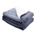 JEXTOU Heated scarf USB-powered heated scarf heated plush scarf USB-electric scarf 3 temperature levels digital display warm leg and shoulder blanket