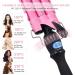 Pretfy 3 Barrels Hair Curler 25mm - Adjustable Temperature Mermaid Wand Beach Waves Curling Iron for Medium Long Hair - Buy Online on GoSupps.com
