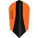 Harrows Retina X 100 Micron Dart Flights - Slim Shape, Extra Strong (Orange) | 5 Sets of 3 Flights, 15 Total - Buy Online on GoSupps.com