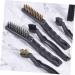 Solust 6-Part Cleaning Tool Set | Wire Handle Brush Set for Efficient Cleaning | Copper & Stainless Steel Bristles | Antistatic Design for Welders - Buy Online on GoSupps.com