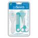 Dr. Brown's Baby Care Kit with Soft Bristle Brush  Gentle Comb  Nasal Aspirator and Rounded-Tip Scissors - Green