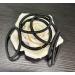 24 Elastic Hair Bands 4mm Elastic Hair Ties Ponytail Holders Bulk Hair Ties No Metal Gentle Elastics for Women Men Girls Kids Black