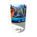 Amputee stump sock Abstract Cityscape with sports car 3Ply stump sock