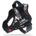 Pawpawify dog harnesses against pulling with personalized name and telephone number durable prevents tug pulling or choking for training and walking l chest 28-38in white doodle