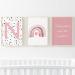 Pompom Prints Set of 3 Girls Bedroom Prints Rainbow Nursery Prints Scandi Boho Style Nursery Decor Playroom Prints Picture Frames not Included (5x7 Inch N) 5x7 Inch N