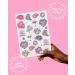xo Fetti Birthday Party Decorations Temporary Tattoos - 44 pcs | Fun Bday Girl Party Decor - Older, Wiser, Hotter, HBD - Disco Cowgirl & Hot Girl Bday Tattoos - Buy Online on GoSupps.com