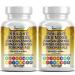 Shilajit Complex Sea Moss Tongkat Ali Ashwagandha Ginseng Zinc CoQ10 PQQ & Magnesium Fulvic Acid Capsules for Energy Vitality & Performance with Panax Cordyceps 180 Count (Pack of 2)