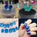 Besharppin 8 Boxes Blue Glitters Sequins for Crafts, Body, Face, Hair, Makeup, Nail Art - Buy Online on GoSupps.com