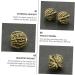 Beaupretty Copper Walnut Massage Balls for Feet - Sports Accessories & Home Decor - 3.5cm Golden Foot Ornaments - Buy Online on GoSupps.com