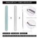 Freeorr 550 Pcs Soft Gel Full Cover Nail Tips Set with 2 Nail Files and Cuticle Pusher - Clear Acrylic Full Cover Fake Nails Kit in Box - Short Stiletto Press On Nails for Soak Off Extensions - Buy Online on GoSupps.com