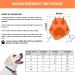 Neuwee XXL Orange Dog Shoes - Waterproof Anti-Slip Boots for Small to Large Dogs with Reflective Straps - Paw Protection - Buy Online on GoSupps.com