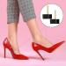 Yaocom 32 Pairs High Heel Replacement Tips | Shoe Heel Repair Kit with Non-Slip Caps and Stiletto Remove Pliers | Black and Beige | 8-12.5 mm - Buy Online on GoSupps.com