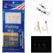 10 Pack Saltwater Surf Fishing Bait Rigs with Glow Beads and Fish Skin Feather Hooks - Sea Bass Lures AFA 6 - Buy Online on GoSupps.com