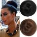 Hair Scrunchies Hair Bun Synthetic Barrette Donut Bun with Drawstring Hair Comb Straight Hair Bun Extension Headband Wig for Women Women Hair Bun (Color : 588-04) - Buy Online on GoSupps.com