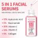 5-in-1 Vitamin C Face Serum for Women | Hyaluronic Acid Vitamin E & Collagen | Dark Spot & Anti-Wrinkle Moisturizer | 30ml - Buy Online on GoSupps.com