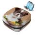 Cute dog in flowers women's napkin storage bag portable menstrual cup bag with zipper for teenagers girls women women