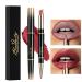 HOUSN 2 in 1 Double-end Lip Liner Pencil Matte Lipstick Pen Long-lasting Lip Liner Contour Makeup Lipsticks Non-Stick Cup Not Fade Lip Liner For Girls and Women Gift(3#Grapefruit) 13#Grapefruit