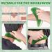 Premium Gua Sha Massage Tool - Larger Plastic Scraping Device for Lymphatic Drainage & Cellulite Relief | Green - Back Neck Face & Leg Massage - Buy Online on GoSupps.com