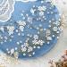 Handcess Pearl Crystal Silver Flower Rhinestone Leaves Wedding Headbands - Elegant Hair Accessories for Women & Girls - Perfect for Weddings & Special Occasions - Buy Online on GoSupps.com