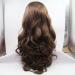 Buy 6# Dark Brown Lace Front Wig for Drag Queens & Women - High Temperature Synthetic Hair Natural Hairline 55.9 cm - Perfect for Parties & Weddings - Buy Online on GoSupps.com