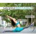EZ JOI Yoga Wheel Set of 3 for Back Pain Relief & Muscle Stretching - Anti-Slip Back Roller with Thick TPE Padding - 6, 10 & 13 Inches - Buy Online on GoSupps.com
