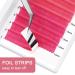 Buy Cris lashes Pink Self-Fan Eyelash Extensions | Ombr Pink 0.07 D Curl 13mm Colored Silk Lashes | International Shipping - Buy Online on GoSupps.com