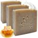 Relaxcation GOAT MILK SOAP BARS - MADE IN USA FROM FRESH GOAT MILK | Hand and Body Soap For Eczema Psoriasis & Dry Sensitive Skin | Soft and Moisturizing | Natural Soap Bar |100% Handmade | 3 Bars