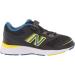 New Balance Kids' 680 V6 Hook and Loop Running Shoe - Little Kid (4-8 Years) - Black/Oxygen Blue/Yellow - Buy Online on GoSupps.com