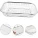2 Pcs Stainless Steel Sink Food Containers Wire Sieve Storage Basket Sink Basket Rectangle Dish Rack - Buy Online on GoSupps.com