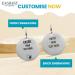 EIO Personalised 21mm Round Stainless Steel Pet Tag - Custom Deep Engraved Dog Collar Tag for Scratch Resistance - Personalize with Your Text - Buy Online on GoSupps.com