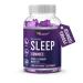 Natural Sleep Aid Gummies with Valerian Root & L-Theanine - Non-Habit Forming Vegan for Deep Relaxation & Restful Nights - 60 Chewable Gummies