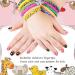 Kalolary Kids Rainbow Press-On Nails 4 Box Set with Nail Glue & Stickers | Short & Full Cover Artificial Nail Tips for Girls - Buy Online on GoSupps.com