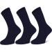 Sugar Free Sox Men's Diabetic Socks 3-Pack - Navy, Size 10-13 | Ribbed Mid-Calf, Health & Comfort - Buy Online on GoSupps.com