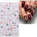 3D Christmas Nail Stickers 4 Sheets 5D Self-Adhesive Embossed Nail Decal Snowflake Nail Art Decoration Design Supplies for Kids Girls Holiday - Buy Online on GoSupps.com