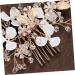 Housoutil Rhinestone Hair Comb Pearl Hair Comb Flower Hair Combs for Women Decorative Rhinestone Gold Hair Comb Floral Hair Comb Vintage Hair Comb Tiara Korean Bride Hair Accessories - Buy Online on GoSupps.com