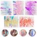 CHANGAR Aurora Glass Paper Nail Sticker Set - 5 Gradient Colors, Reflective Mirror Design, Broken Glass Stripes - DIY Nail Art Decoration - 5 Boxes - Buy Online on GoSupps.com