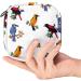 Menstrual Pad Bag with Zipper - Wild Birds Design Stylish Tampon Pouch for Women & Girls - Buy Online on GoSupps.com