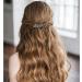 Elegant Flower Bloom Barrette with Rhinestone and Pearl Decoration in Light Grey - Buy Online on GoSupps.com