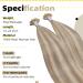 Ugeat 35cm Keratin Bonding Real Hair Extensions - U Tip 1g/Strands Ash Blonde Highlights (#18P613) - 50 Strands 14 Inch Quality Real Hair - Buy Online on GoSupps.com