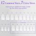 Short Almond Nail Tips 504Pcs | Jofay Pre-shaped Acrylic Fake Nails - Full Cover Matte Clear Gel for DIY Nail Extensions & Salon Use - 19 Sizes Available - Buy Online on GoSupps.com