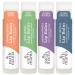 Earth Mama Lip Balm Quadruplets 4-Pack - Natural Ingredients, No Petroleum, Artificial Colors, or Flavors - Buy Online on GoSupps.com