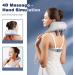 Knqze 4D Neck Massage Device with Heat - Wireless Shiatsu Pillows for Pain Relief | Expert Knet Massage for Neck Shoulder & Legs - KN6 Gray - Buy Online on GoSupps.com