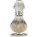 Premium Pure Silver Tip Badger Hair Shaving Brush for Men - Antique Ivory & Metal Handle - Buy Online on GoSupps.com