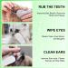 Ear Cleaner Finger Wipes - Pet Teeth Cleaning Wipes for Dogs & Cats - Dental Wipes for Reducing Plaque & Tartar Cleaning Ear and Eye Dental and Gum Care Finger Pet Wipes - Buy Online on GoSupps.com